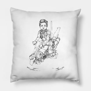 Kid Road Warrior Pillow