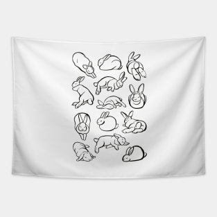 Schlafende Kaninchen Tapestry