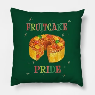 Fruitcake Pride Pillow