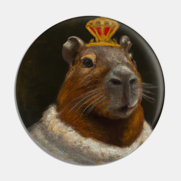 Capybara Pin by Ambiguous Design Co