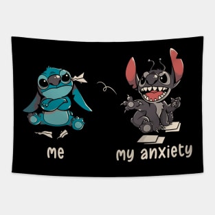 Anxiety Cute Funny Ironic Gift Tapestry