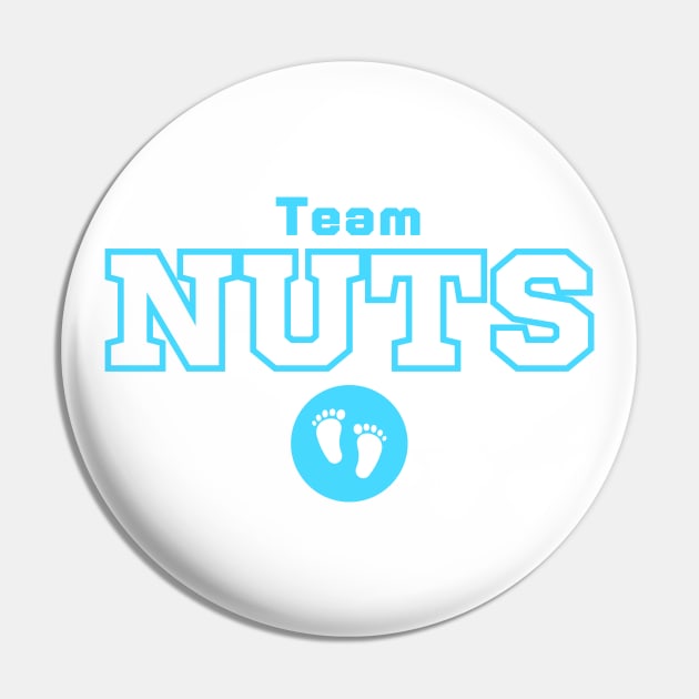 Team Boy Gender Reveal Pin by HobbyAndArt