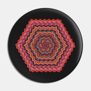 Ethno texture colorful pattern design Pin