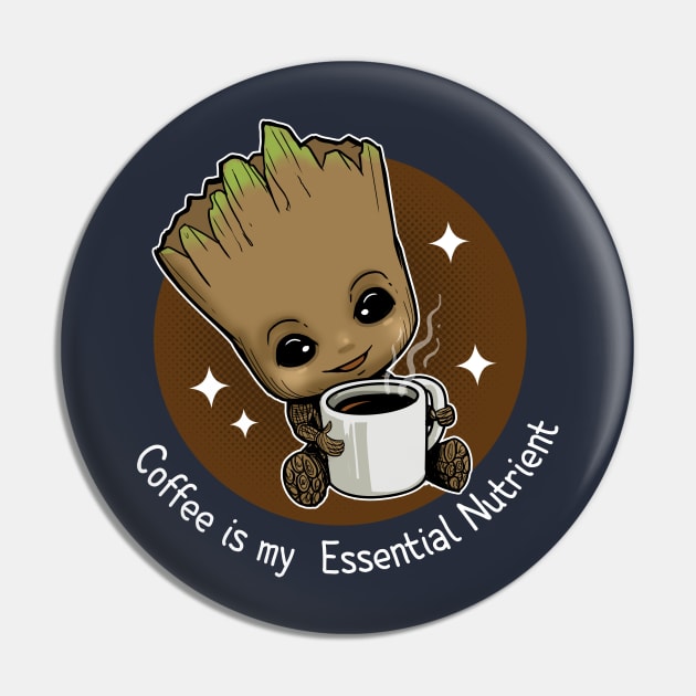 Groot Coffee Pin by peekxel