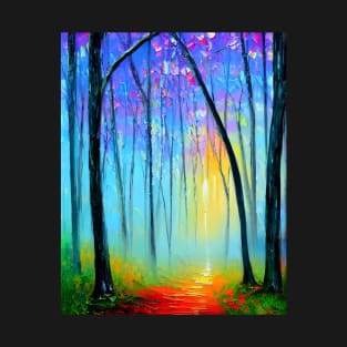 Magical Forest at Sunrise T-Shirt