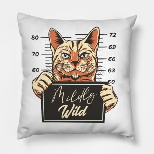 wild cat Pillow