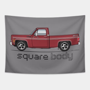 square body Tapestry