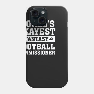 World’s Okayest Fantasy Football Commissioner Phone Case