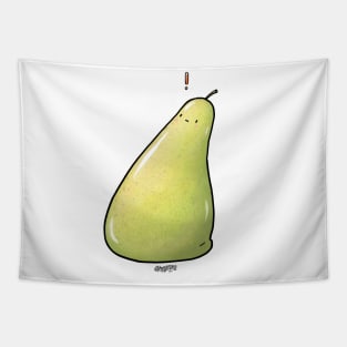 Surprised Pear ! Tapestry