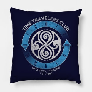 Time Travelers Club (Who) Pillow