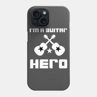 i m a guitar hero cool Phone Case