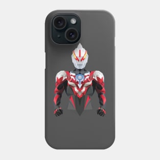 Ultraman Orb Thunder Breastar (Low Poly Style) Phone Case