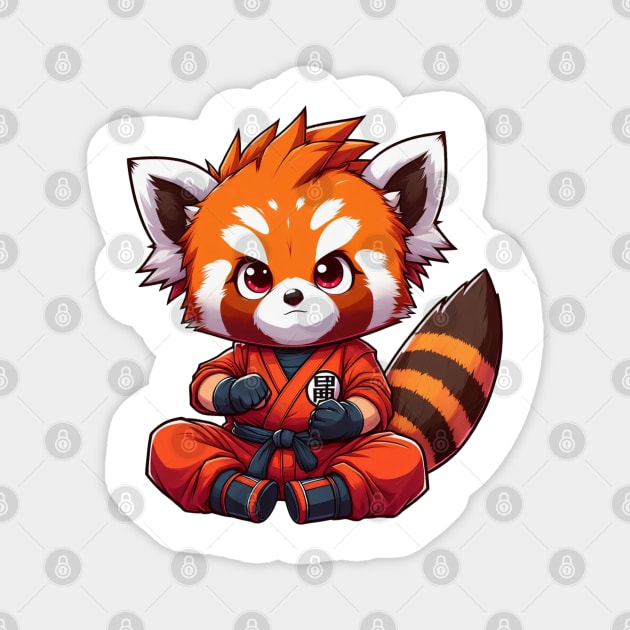 Red panda cosplay as Son Goku Magnet by Cute&Brave