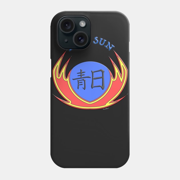 Blue Sun You Cooked Me Till I Was Done Phone Case by vivachas