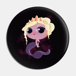 Young ursula chibi mermaid Pin