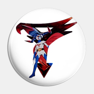 Gatchaman's iconic 3D space logo 3 version Pin