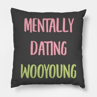 mentally dating ATEEZ Wooyoung Pillow