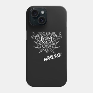 Warlock Crest (White) Phone Case