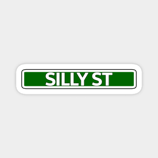 Silly St Street Sign Magnet