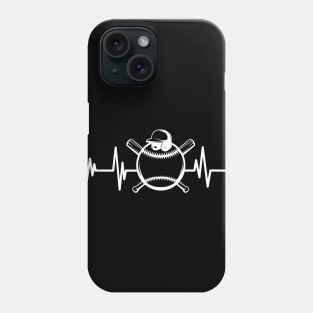 Cricket heartbeat baseball player,baseball Birthday Cricket lover Phone Case