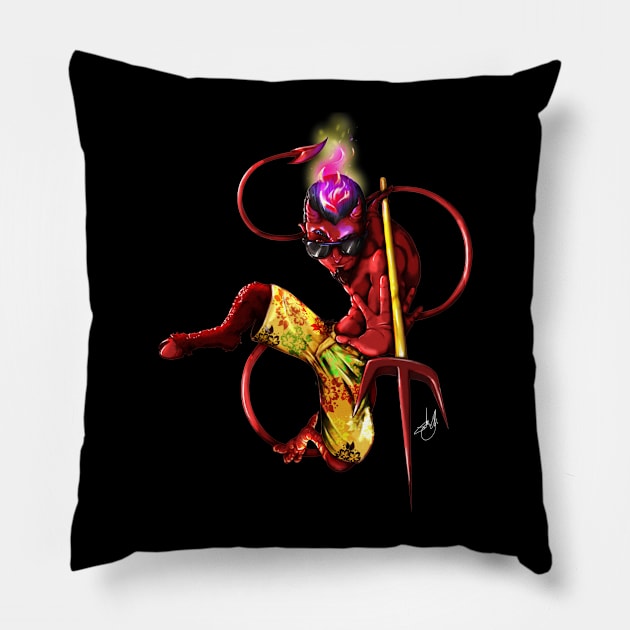 El Diablito Pillow by CheMaik