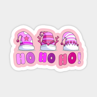 Pink Santa Claus Magnet