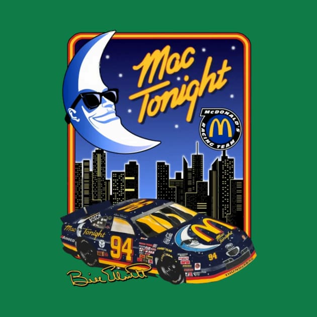 Bill Elliott Mcdonald's Retro Nascar Design
