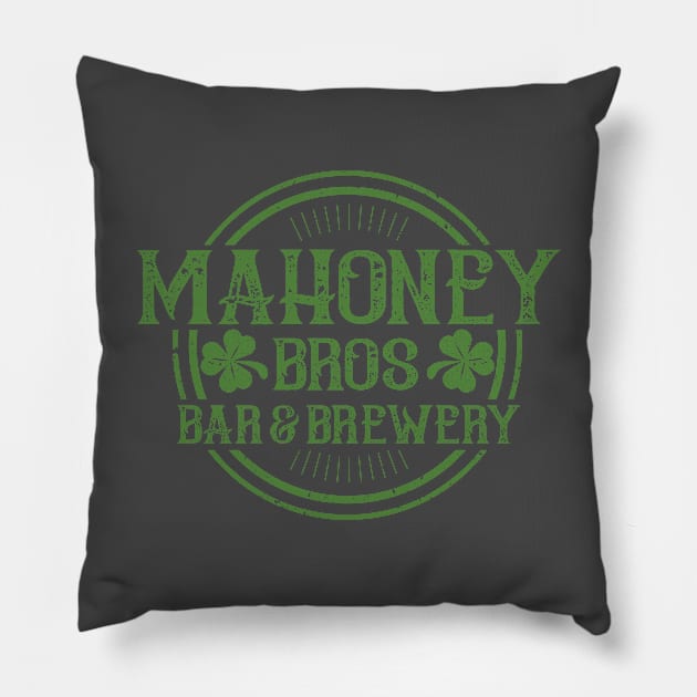 Mahoney Bros Bar and Brewery Pillow by PatronSaint