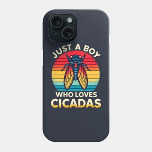 Just a Boy Who Loves Cicadas Phone Case