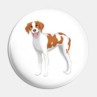 Brittany Dog Pin