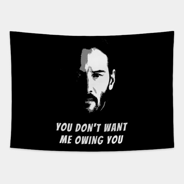 Unstoppable Force The John Wick Saga Tapestry by goddessesRED