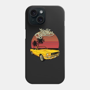 Hello Summer Taxi Beach Phone Case