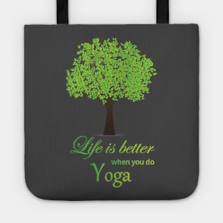 Yoga t-shirt Tote