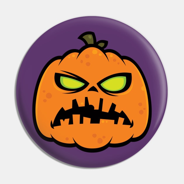 Pumpkin Zombie Pin by fizzgig