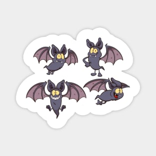 Cartoon Bats Magnet