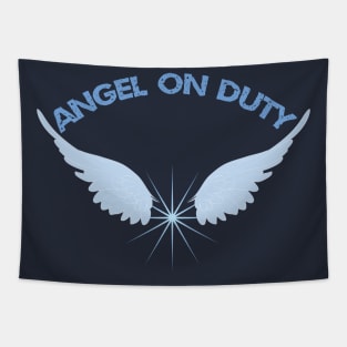 Angel on Duty Tapestry