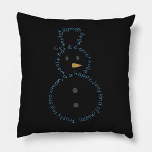 Snowman Pillow