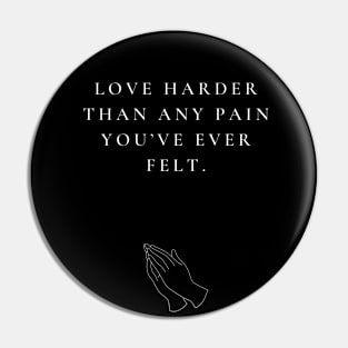 LOVE HARDER Pin