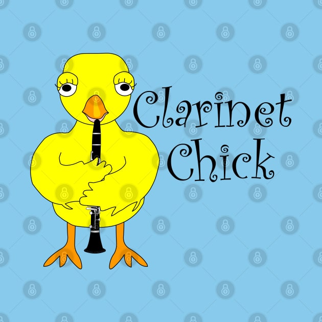 Clarinet Chick Text by Barthol Graphics