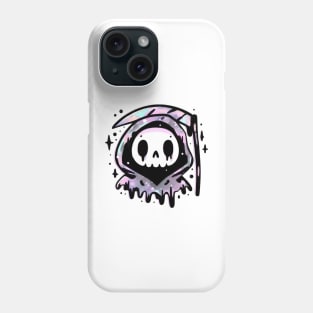 Pastel cute grim reaper kawaii Phone Case