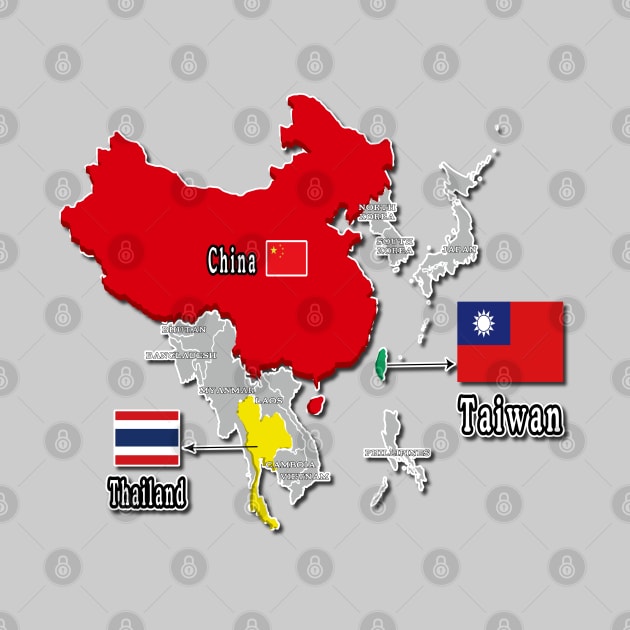 where is taiwan world map | taiwan location map_not Thailand and China_grey by jessie848v_tw