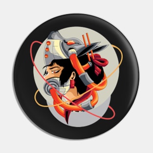 Cyber Geisha Pin