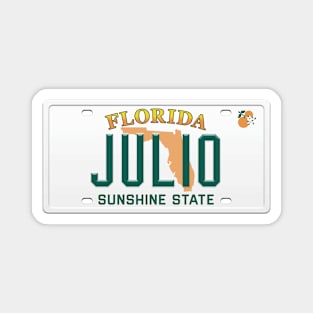 Julio License Plate - FL Magnet