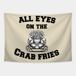 All Eyes on the Crab Fries Tapestry