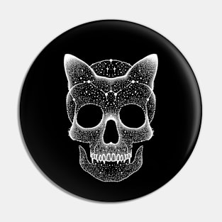 Cat skull Pin