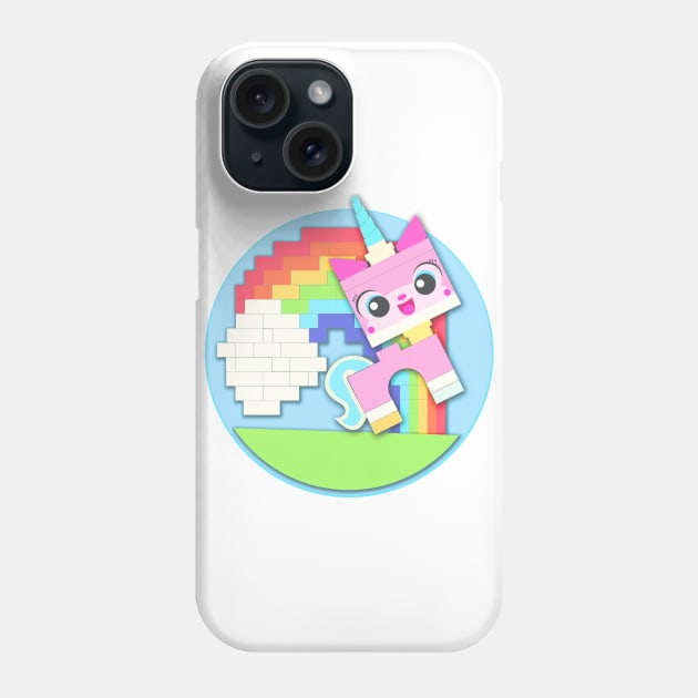 Super Princess Unikitty Phone Case by VeryBear