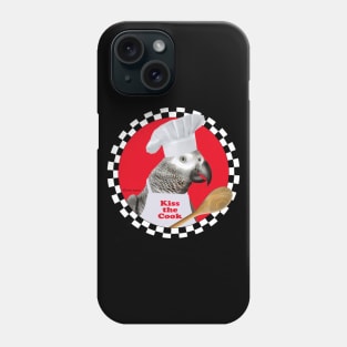 African Grey Timneh Parrot Kiss The Cook Phone Case