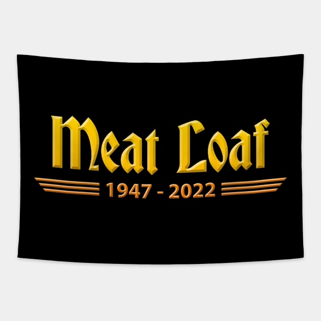 Meatloaf 1947-2022 BAT OUT OF HELL Tapestry by CLOSE THE DOOR PODCAST