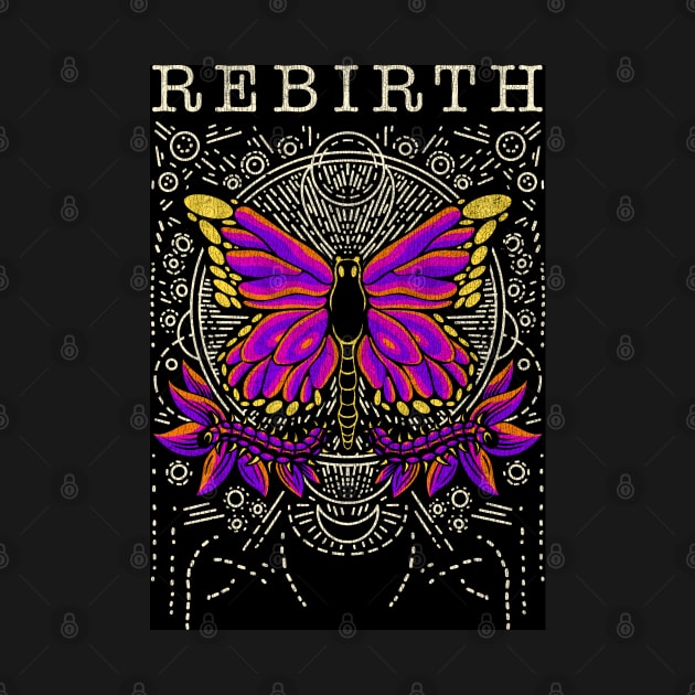 Rebirth Like Caterpillar Turns Into Butterfly by Stayhoom