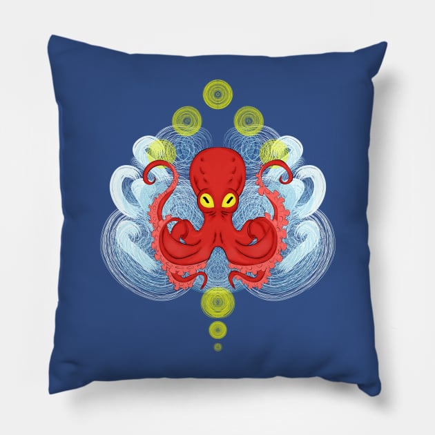 Giant Royal Octopus Pillow by MariRiUA